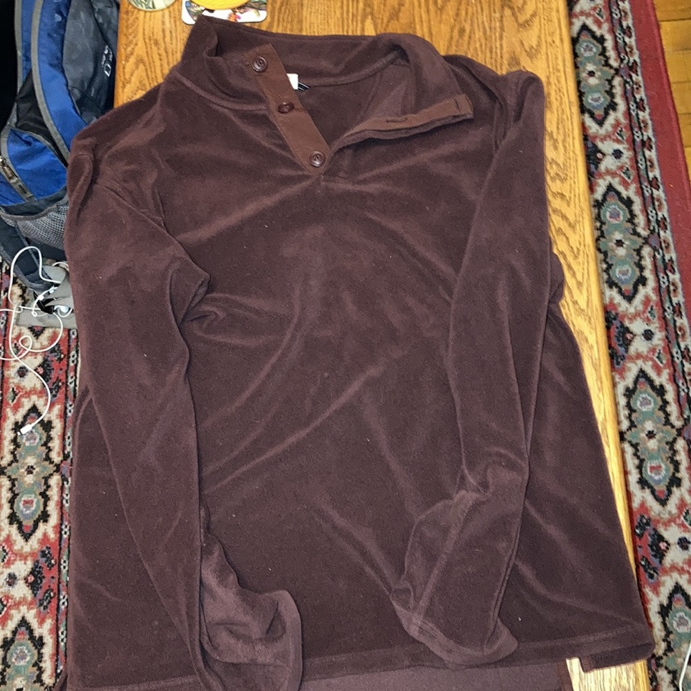 LL bean pullover (maroon)